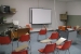 Fotom dell'aula per le proiezioni video della scuola media