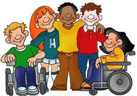 Gruppo di alunni disabili