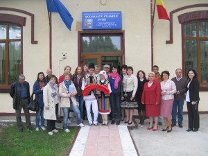 Progetto Europeo Comenius - Foto di  gruppo a Bacau (Romania)