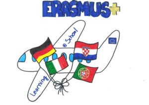 Il logo del progetto Erasmus "Learning@school"